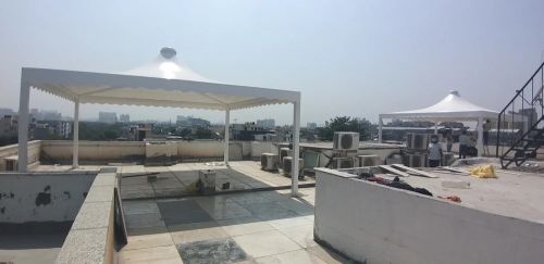 PVC Architectural Tensile Structure, Brand Name : Ferrari for Roofing