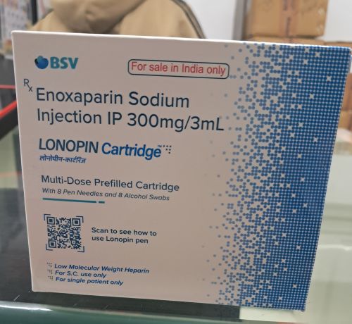 Lonopin Enoxaparin Sodium Injection, Packaging Type : Box