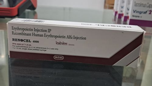 Renocel 4000 Erythropoietin Injection for Medical Treatment Anemia