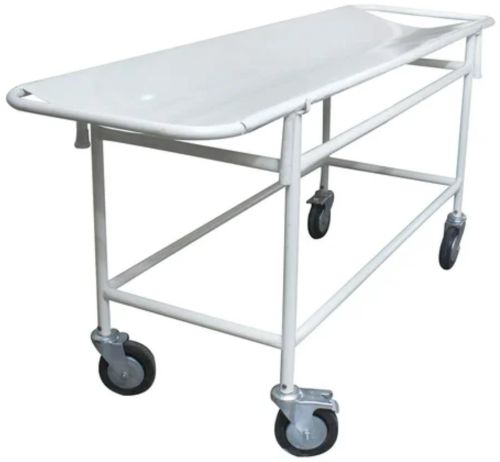 Stainless Steel Patient Stretcher Trolley, Color : White