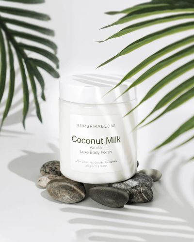 Blend OF Unique Ingredients Coconut Milk & Vanilla Body Polish