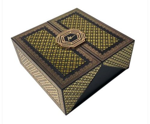 Geometric Patterned Invitation Box, Design : Luxurious, Elegant