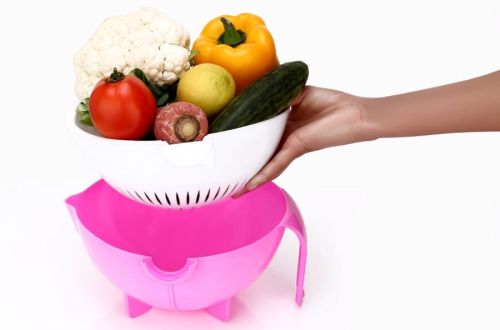 9 in 1 Vegetable Basket, Color : Assorted for Storage Organization