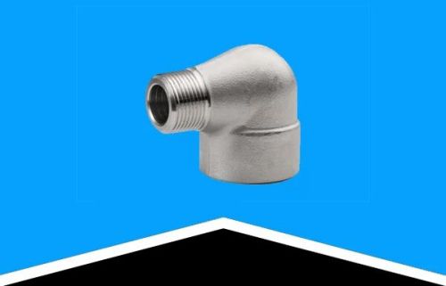 Threaded Street Elbow, Color : Metallic