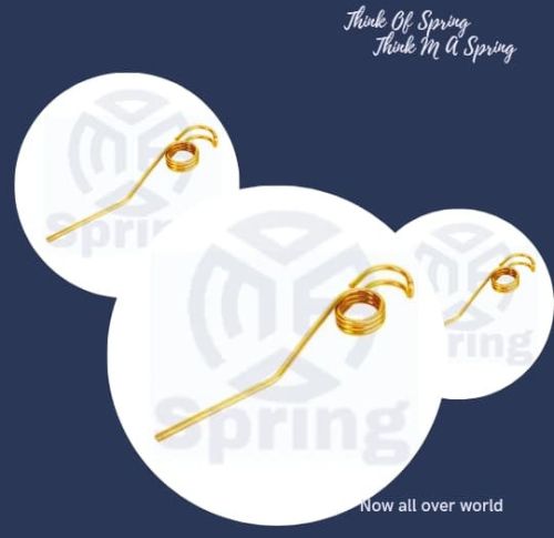 Polished Hay Tines Spring, Color : Yellow for Cultivator