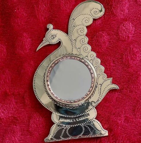 Aranmula Peacock Mirror Kannadi with Stand Standard