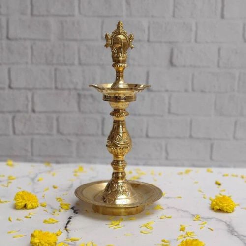 Sangu Chakram - Traditional Brass Kattai Vilakku