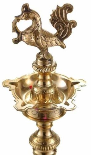 Traditional Brass Annam Kuthu Vilakku for Lighting