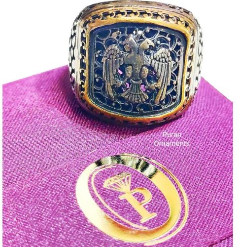 Designer Pure Silver Turkey Ring for Men