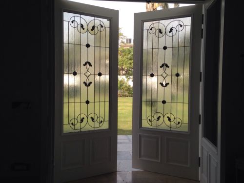 Stained Glass Door ( Grill Series) For Home