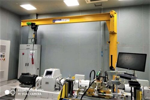 Pillar Mounted Jib Crane, Power Source : Electric