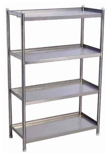 Steel Storage Rack, Color : Silver
