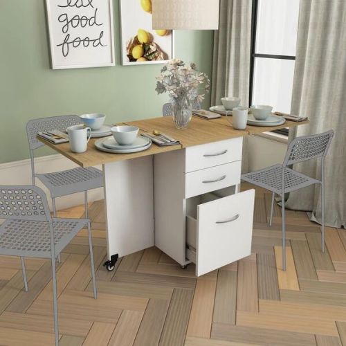 Engineered Wood Dolce 4 Seater Folding Dining Table