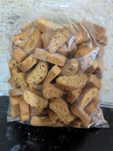 Crunchy Wheat Rusk, Color : Brown, Packaging Type : Plastic Packets