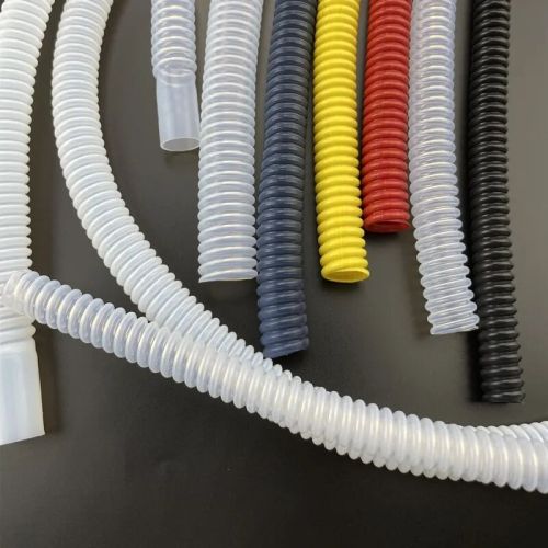 PTFE Corrugated/convoluted Hose, Color : White