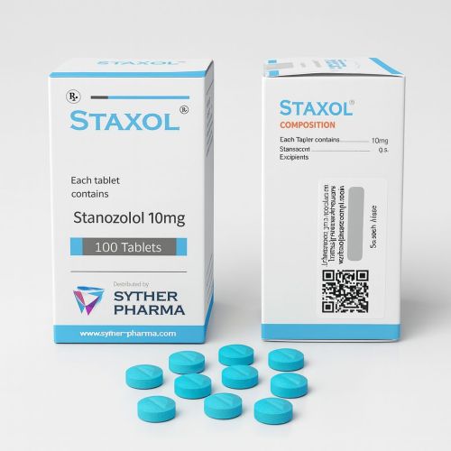 Staxol Tablets, Color : Blue, Composition : Stanozolol