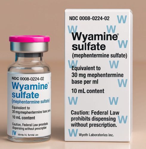 Wyamine Sulfate Injection, Medicine Type : Allopathic