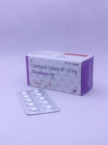 Cinidepin 10mg Cilnidipine Tablets, Medicine Type : Allopathic