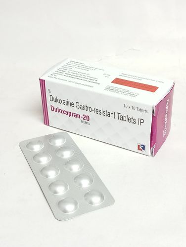 Duloxapran 20mg Duloxetine Gastro Resistant Tablets