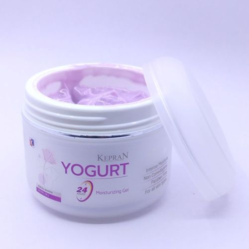 Kepran Yogurt Moisturizing Gel, Color : White, Packaging Type : Jar