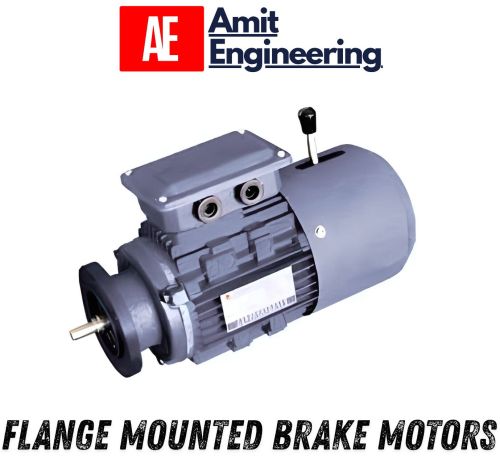 Polished Electric Geared Brake Motor, Phase : Three Phase