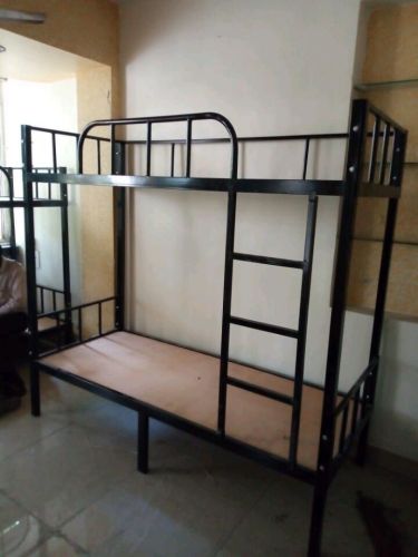Polished 2 Tyre Mild Steel Bunk Bed, Shape : Rectangular