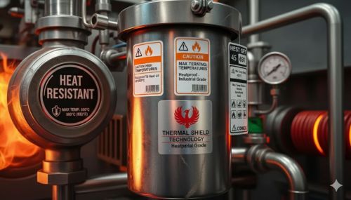 Polyester Heat Resistant Labels for Electronic Field