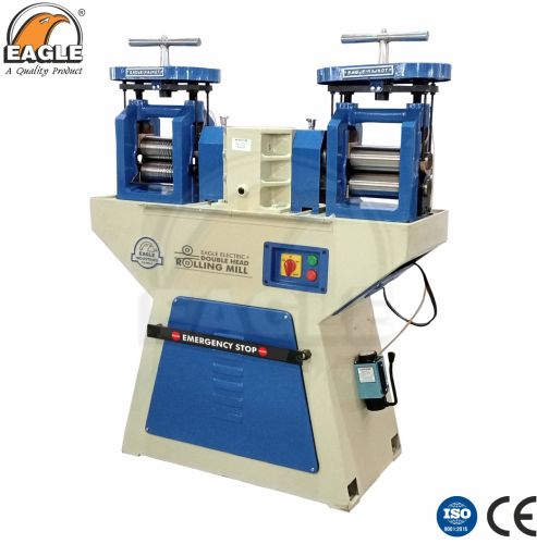 Electric Polished Stainless Steel Double Head Rolling Mill Machine
