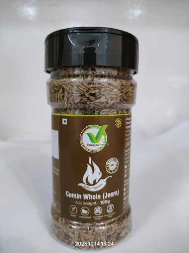 Brown Organic Cumin Seeds, Packaging Type : Plastic Bottle