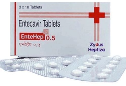 Entehep 0.5mg Enteavir Tablets, Packaging Type : Strip