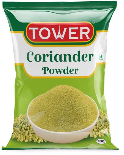 Tower 100 Gm Coriander Powder, Packaging Size : 100g for Cooking