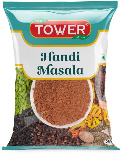 Tower 250 Gm Handi Masala, Packaging Size : 250g for Cooking