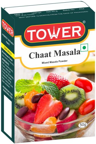 Blended Tower 50 Gm Chaat Masala, Form : Powder