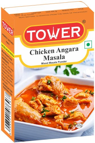 Blended Tower 50 Gm Chicken Angara Masala, Form : Powder