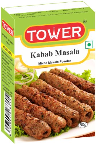 Blended Tower 50 Gm Kabab Masala, Form : Powder