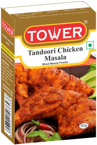 Blended Tower 50 Gm Tandoori Chicken Masala, Form : Powder
