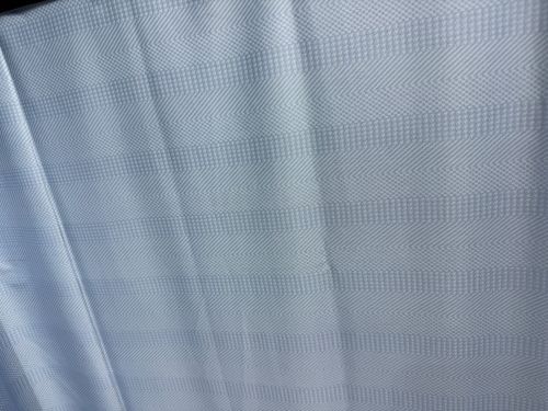 Vertical Check Pure Cotton Light Grey Printed Fabric