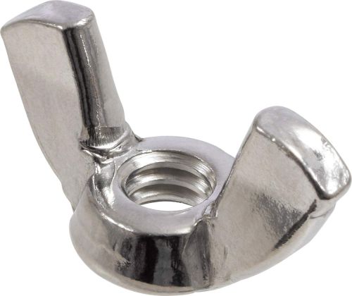Polished Metal & Plastic Wing Nuts, Color : Metallic Standard