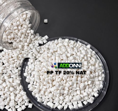 Polypropylene TF 20% Natural Plastic Granule, For Injection Moulding