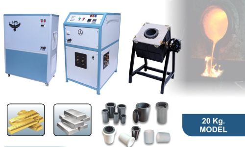20 Kg SPS Induction Silver Refining Furnace