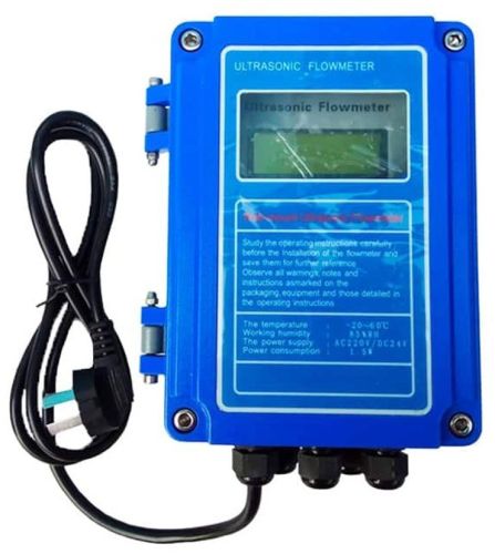 Ptrans Aluminum Electric Portable Ultrasonic Flow Meter for Industrial