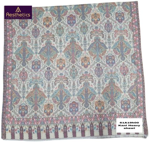 Printed Silk Designer Heavy Kani Stoles, Color : Multicolor