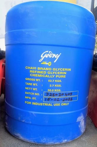 Food Grade Glycerine 250 Kgs Drum, Brand Name : Godrej