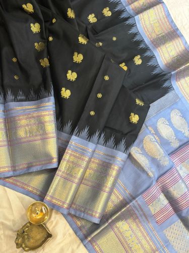 Premium Pure Gadwal Sarees, Color : All Colours