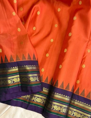 Pure Gold Zari Handloom Kanjeevaram Silk Sarees