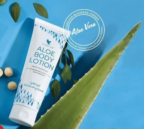 Forever Aloe Vera Body Lotion, Color : White, Packaging Type : Tube