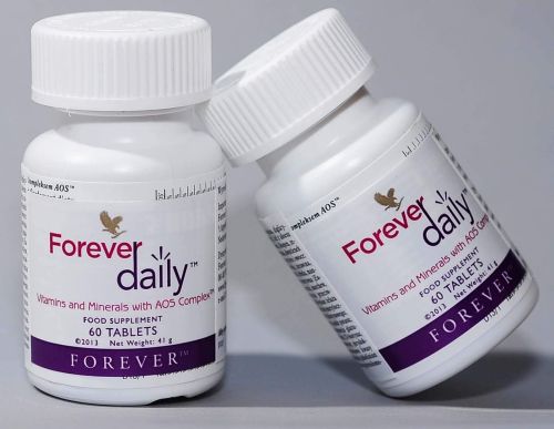 Organic Forever Daily Vitamin Supplements, Color : White