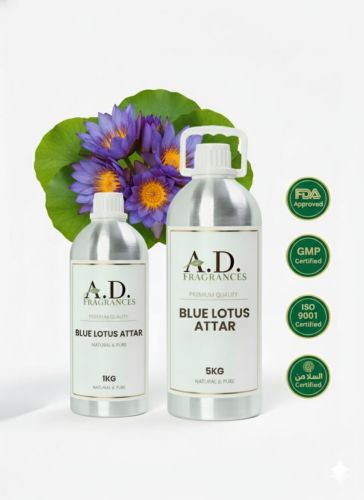 Blue Lotus Attar, Brand Name : A.d. Fragrances, Form : Liquid