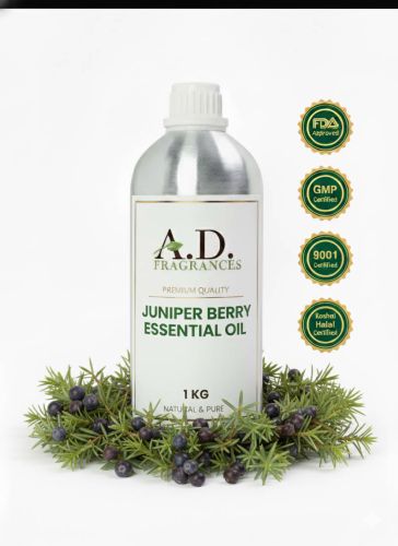 Juniper Berry Essential Oil, Quality : 100 % Pure, Form : Liquid