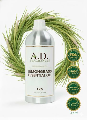 A.d. Fragrances Lemon Grass Essential Oil, Color : Pale Yellow